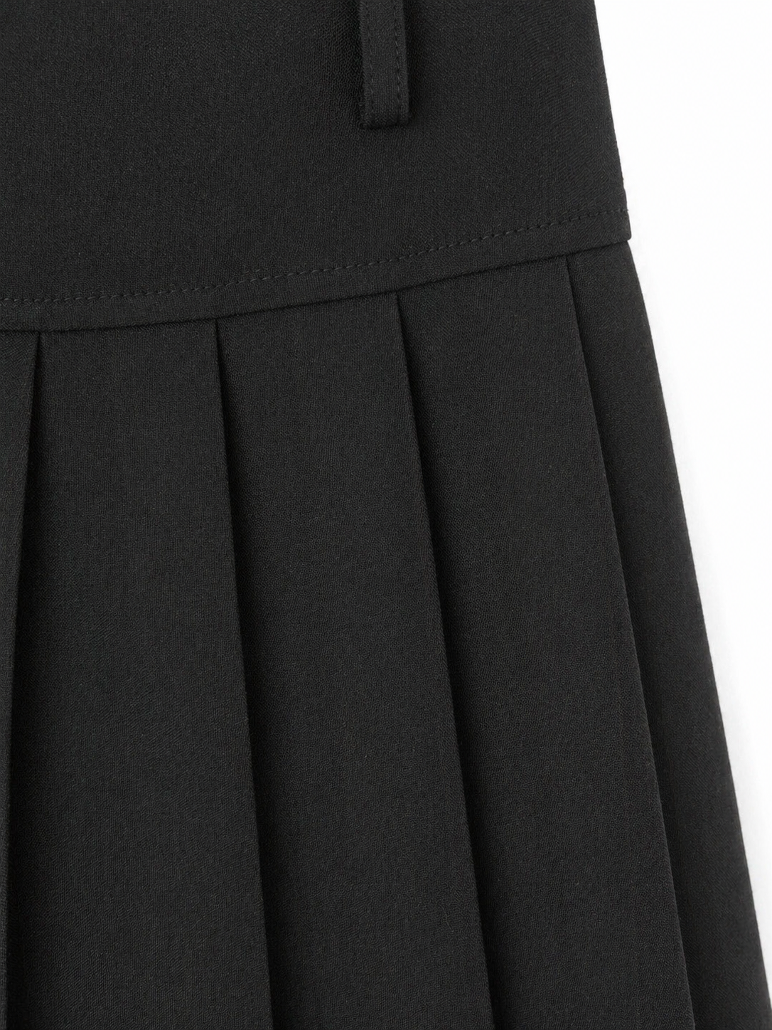 Belted Pleat Skirt
