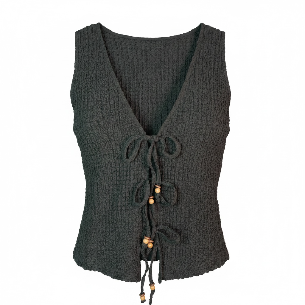 Onyx Tie Vest