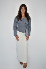 Cotton Wrap Top