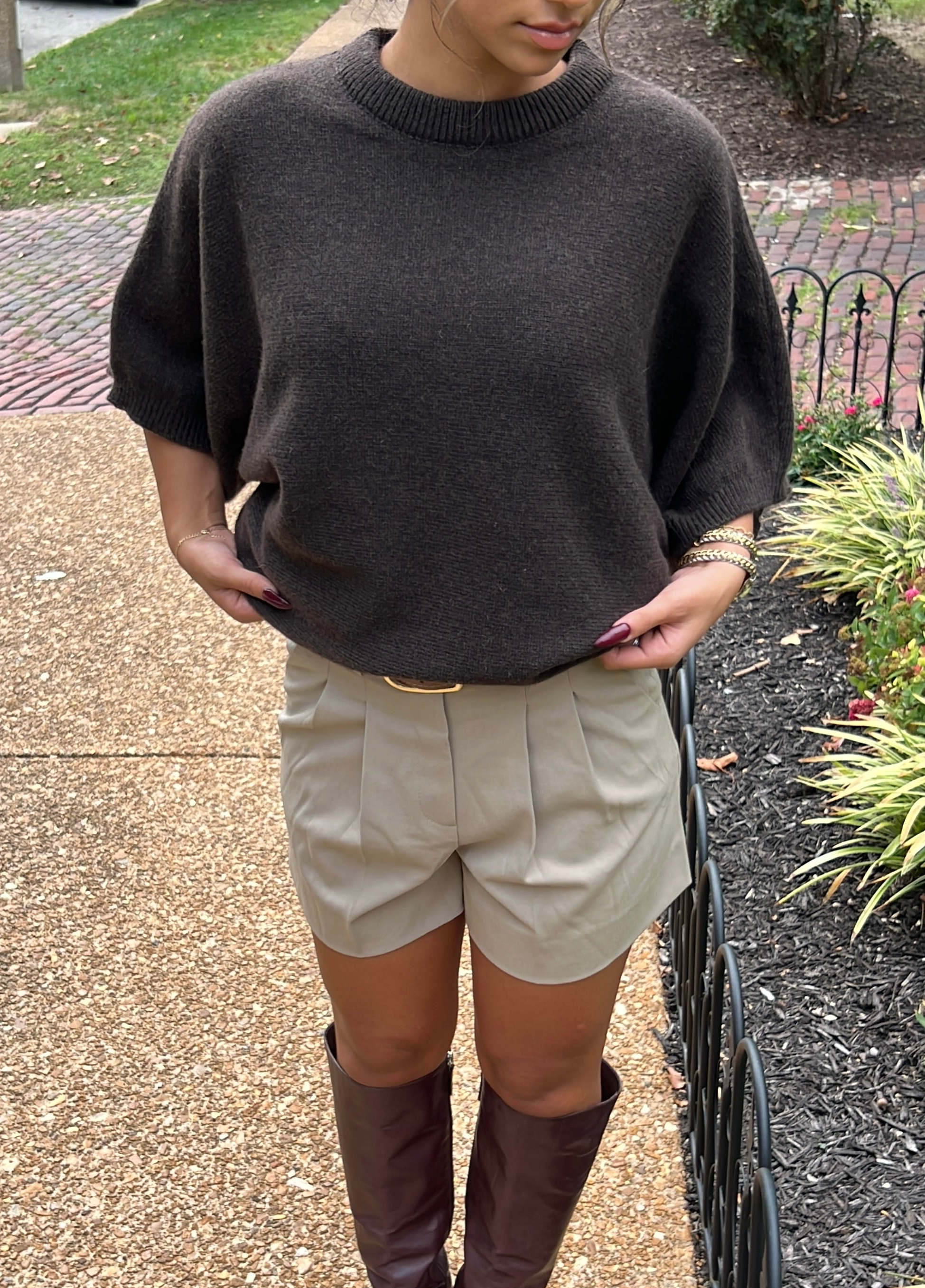 Oversized Batwing Knit Sweater