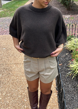 Oversized Batwing Knit Sweater