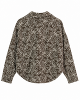 Olive Cotton Embroidered Jacket