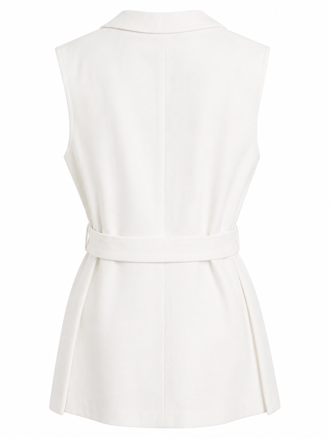 Noir Oversized Belted Vest