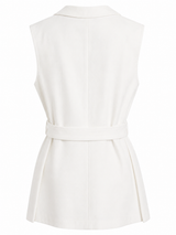 Oversized Belted Vest