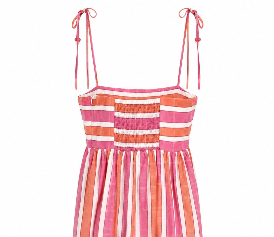 Sunset Cotton Maxi Dress