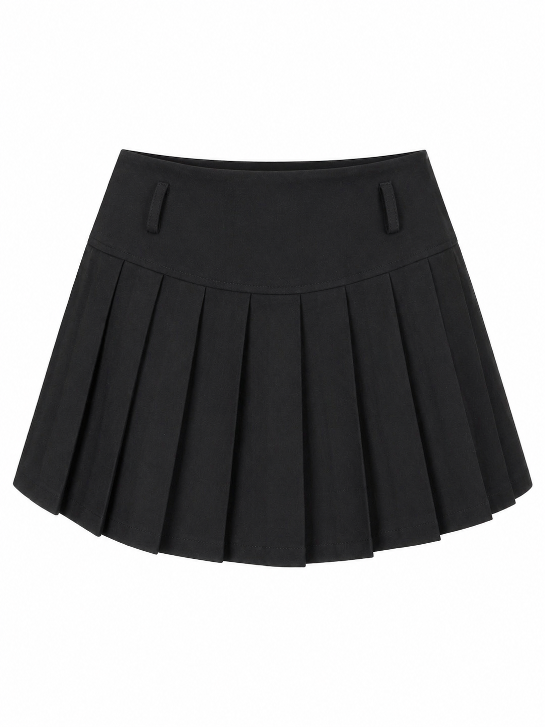 Belted Pleat Skirt
