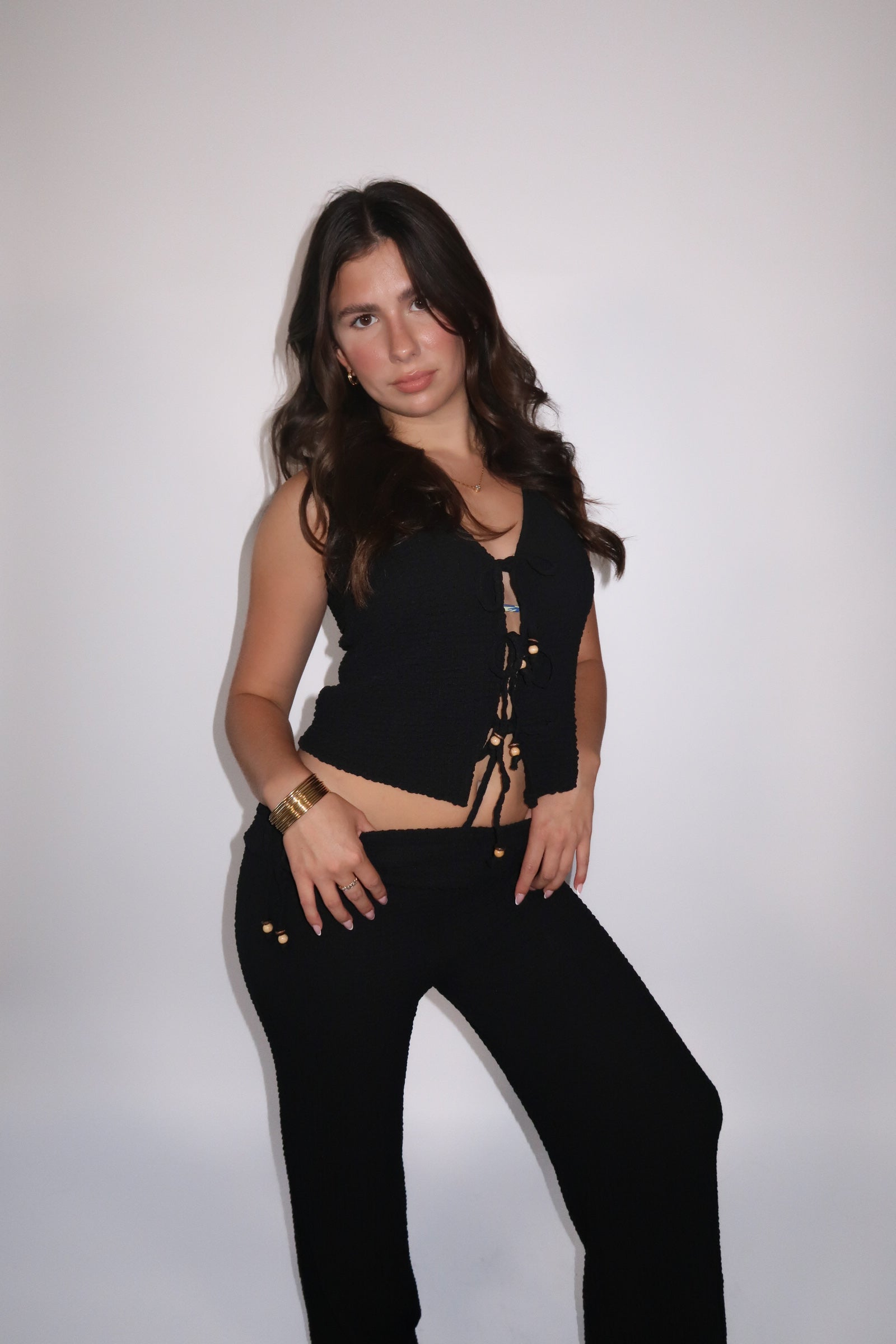 Onyx Tie Vest