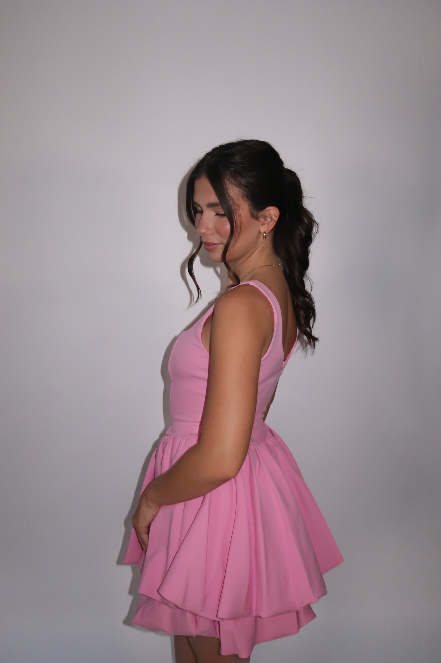 Peplum Mini Dress