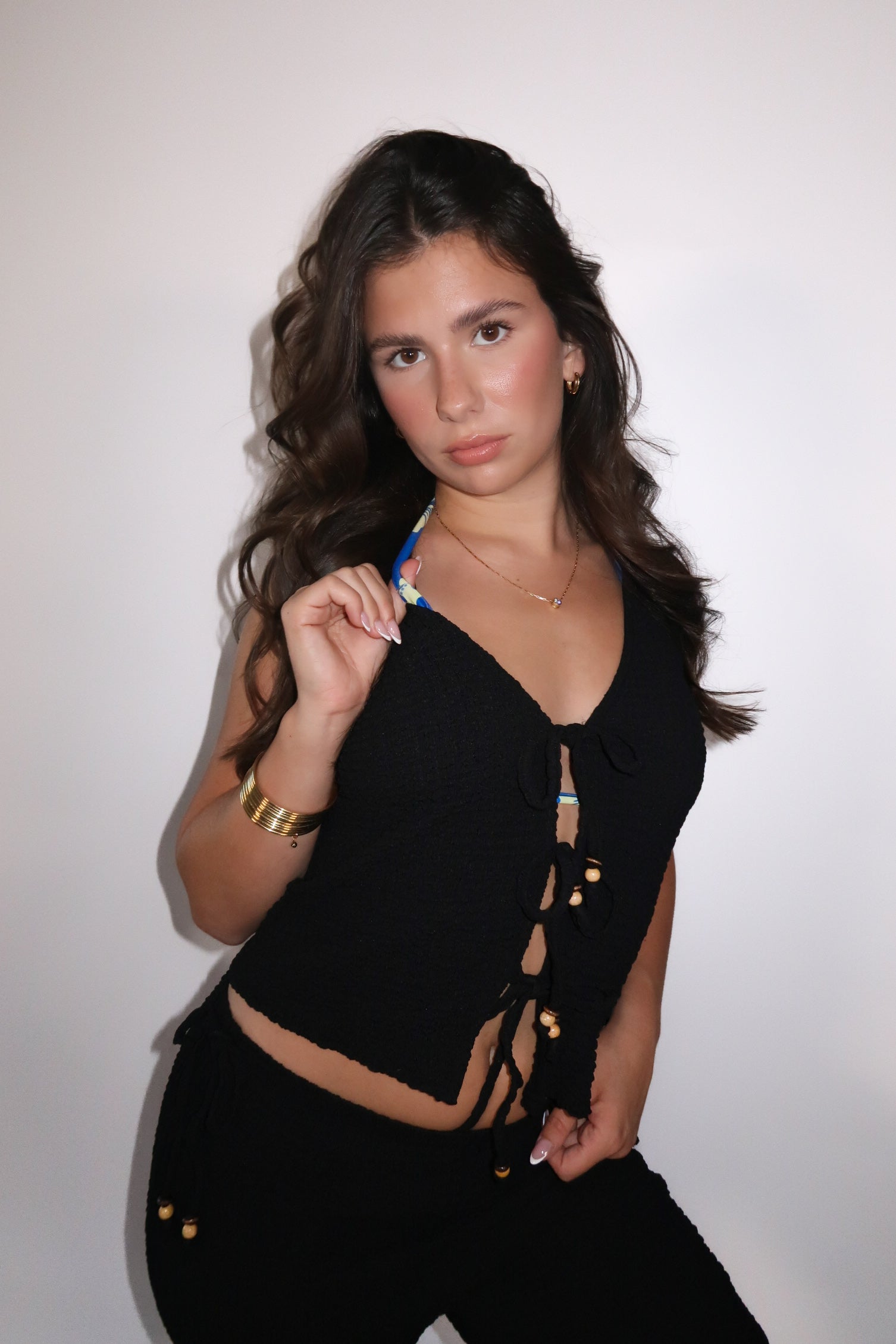 Onyx Tie Vest