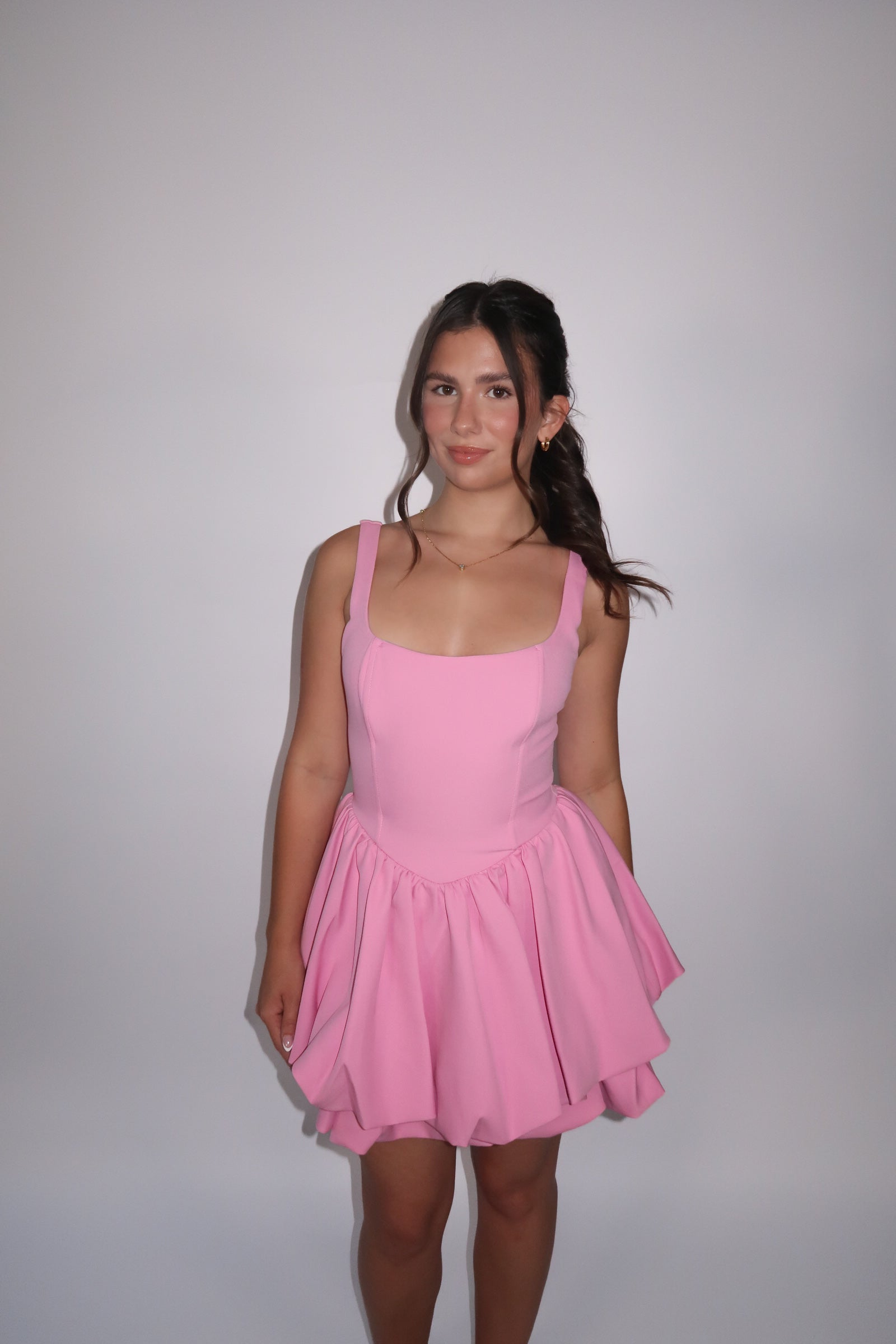 Peplum Mini Dress