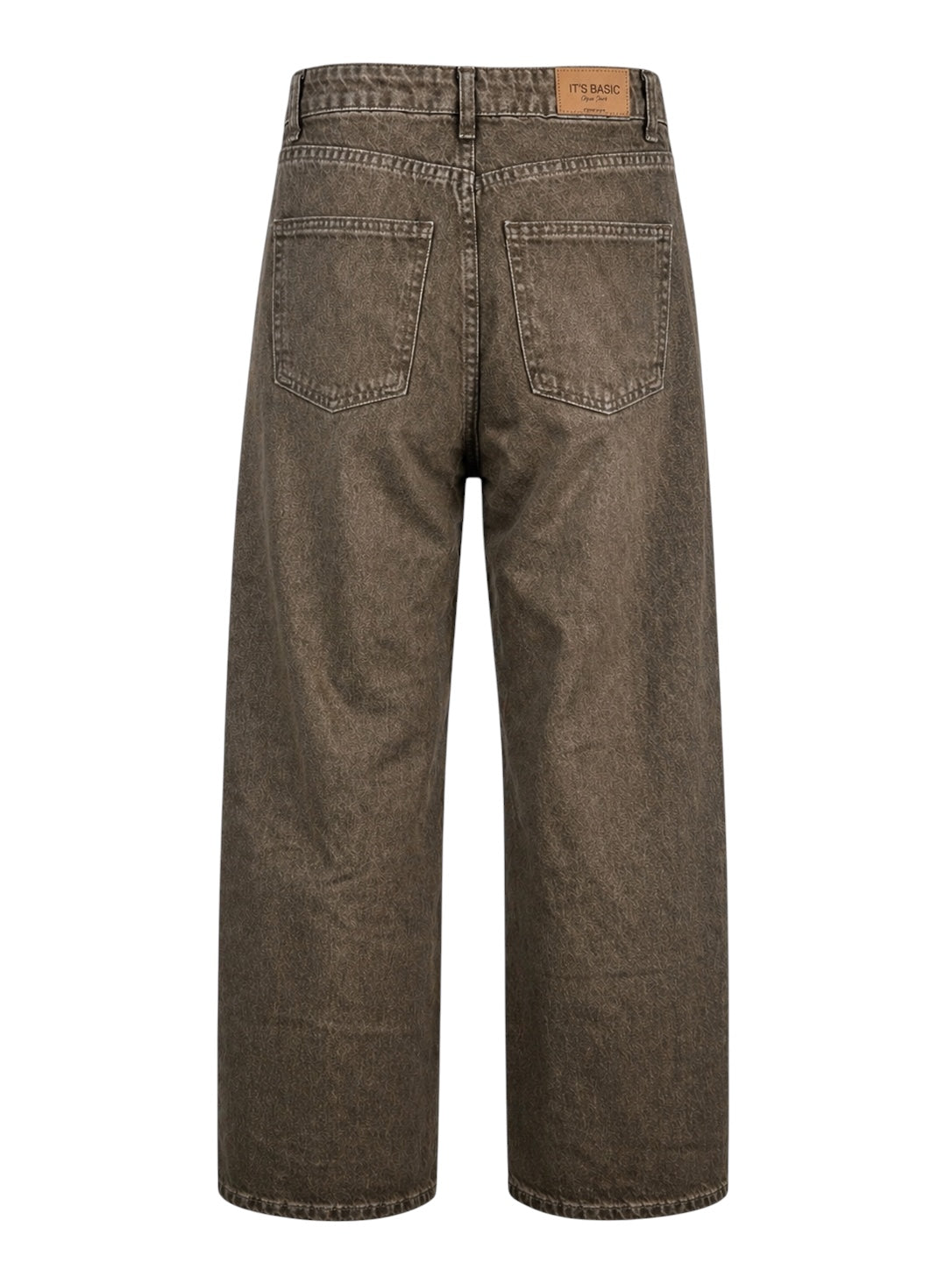 Olive Embroidered Jean