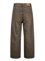 Olive Embroidered Jean