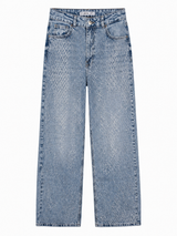 Crystal Distress Look Denim
